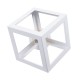 GloboStar® CUBE 00800 Μοντέρνο Φωτιστικό Οροφής Μονόφωτο Λευκό Μεταλλικό Πλέγμα Φ25 x Y25cm GloboStar® CUBE 00800 Μοντέρνο Φωτιστικό Οροφής Μονόφωτο Λευκό Μεταλλικό Πλέγμα Φ25 x Y25cm