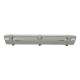 GloboStar® 90611 2 x 60cm T8 Tri-Proof Πλαστικό PC Σκαφάκι με Μεταλλικά Clips για 2 x Λάμπες Φθορίου LED Τροφοδοσίας Ενός Άκρου Αδιάβροχο IP65