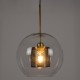GloboStar® AVERY 00740 Μοντέρνο Κρεμαστό Φωτιστικό Οροφής Μονόφωτο 1 x E27 Διάφανο Γυάλινο με Χρυσό Μεταλλικό Πλέγμα Φ30 x Υ48cm GloboStar® AVERY 00740 Μοντέρνο Κρεμαστό Φωτιστικό Οροφής Μονόφωτο 1 x E27 Διάφανο Γυάλινο με Χρυσό Μεταλλικό Πλέγμα Φ30 x Υ48cm
