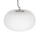 GloboStar® FREYA 00747 Μοντέρνο Κρεμαστό Φωτιστικό Οροφής Μονόφωτο 1 x E27 Λευκό Γυάλινο Φ34 x Υ23cm GloboStar® FREYA 00747 Μοντέρνο Κρεμαστό Φωτιστικό Οροφής Μονόφωτο 1 x E27 Λευκό Γυάλινο Φ34 x Υ23cm