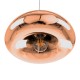GloboStar® CRISTIN 00761 Μοντέρνο Κρεμαστό Φωτιστικό Οροφής Μονόφωτο 1 x E27 Χάλκινο Γυάλινο Φ30 x Υ19cm GloboStar® CRISTIN 00761 Μοντέρνο Κρεμαστό Φωτιστικό Οροφής Μονόφωτο 1 x E27 Χάλκινο Γυάλινο Φ30 x Υ19cm