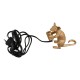 GloboStar® MOUSE 00680 Vintage Επιτραπέζιο Φωτιστικό Πορτατίφ Λαμπατέρ Μονόφωτο με Ντουί 1 x E14 AC 230V Χρυσό Πλαστικό Μ12 x Π4 x Υ10cm GloboStar® MOUSE 00680 Vintage Επιτραπέζιο Φωτιστικό Πορτατίφ Λαμπατέρ Μονόφωτο με Ντουί 1 x E14 AC 230V Χρυσό Πλαστικό Μ12 x Π4 x Υ10cm