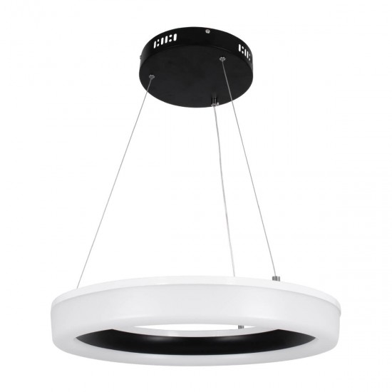 GloboStar® ARIANA 61037 Κρεμαστή Πλαφονιέρα Οροφής Κύκλος LED CCT 55W 6376lm 120° AC 220-240V - Εναλλαγή Φωτισμού μέσω Τηλεχειριστηρίου All In One Ψυχρό Λευκό 6000k+Φυσικό Λευκό 4500k+Θερμό Λευκό 2700k Dimmable Φ48cm - Μαύρο - 3 Years Warranty GloboStar® ARIANA 61037 Κρεμαστή Πλαφονιέρα Οροφής Κύκλος LED CCT 55W 6376lm 120° AC 220-240V - Εναλλαγή Φωτισμού μέσω Τηλεχειριστηρίου All In One Ψυχρό Λευκό 6000k+Φυσικό Λευκό 4500k+Θερμό Λευκό 2700k Dimmable Φ48cm - Μαύρο - 3 Years Warranty