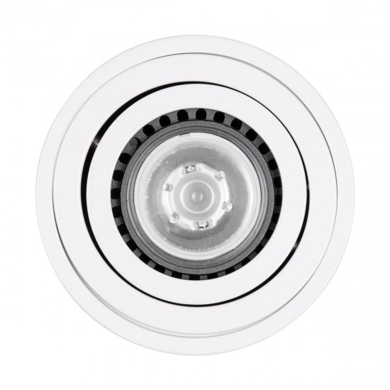 GloboStar® AKIRA 60618 Επιφανειακό Κινούμενο Στρόγγυλο Φωτιστικό Σποτ Αλουμινίου με Ντουί GU10 AC 220-240V IP44 Φ8 x Υ10cm - Λευκό - 5 Years Warranty GloboStar® AKIRA 60618 Επιφανειακό Κινούμενο Στρόγγυλο Φωτιστικό Σποτ Αλουμινίου με Ντουί GU10 AC 220-240V IP44 Φ8 x Υ10cm - Λευκό - 5 Years Warranty