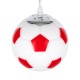 GloboStar® FOOTBALL 00642 Μοντέρνο Κρεμαστό Παιδικό Φωτιστικό Οροφής Μονόφωτο 1 x E27 Κόκκινο Λευκό Γυάλινο Φ15 x Υ18cm GloboStar® FOOTBALL 00642 Μοντέρνο Κρεμαστό Παιδικό Φωτιστικό Οροφής Μονόφωτο 1 x E27 Κόκκινο Λευκό Γυάλινο Φ15 x Υ18cm
