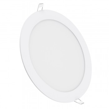 GloboStar® 60188 Χωνευτό LED Panel Φ22cm 20W 2180lm 120° AC 220-240V IP20 Φ22.2 x Υ1cm Ψυχρό Λευκό 6000K - 3 Years Warranty