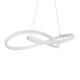 GloboStar® DEXTER 61050 Κρεμαστό Φωτιστικό Οροφής Design LED CCT 72W 8064lm 300° AC 220-240V - Εναλλαγή Φωτισμού μέσω Τηλεχειριστηρίου All In One Ψυχρό 6000k+Φυσικό 4500k+Θερμό 2700k Dimmable Φ56cm - Λευκό - 3 Years Warranty