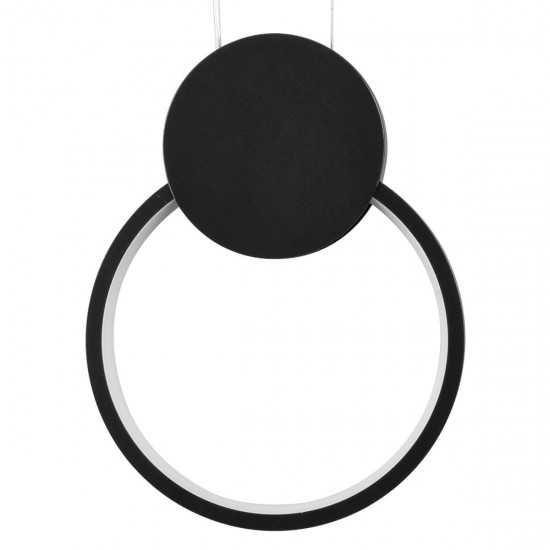 GloboStar® CYCLOS 61073 Κρεμαστό Φωτιστικό Οροφής Design LED CCT 9W 1080lm 300° AC 220-240V - Εναλλαγή Φωτισμού μέσω Διακόπτη On/Off All In One Ψυχρό 6000k+Φυσικό 4500k+Θερμό 2700k Μ21 x Π2.3 x Υ26.5cm - Μαύρο GloboStar® CYCLOS 61073 Κρεμαστό Φωτιστικό Οροφής Design LED CCT 9W 1080lm 300° AC 220-240V - Εναλλαγή Φωτισμού μέσω Διακόπτη On/Off All In One Ψυχρό 6000k+Φυσικό 4500k+Θερμό 2700k Μ21 x Π2.3 x Υ26.5cm - Μαύρο