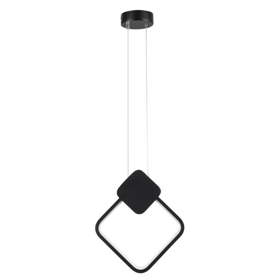 GloboStar® MARY 61082 Κρεμαστό Φωτιστικό Οροφής Design LED CCT 12W 1440lm 300° AC 220-240V - Εναλλαγή Φωτισμού μέσω Διακόπτη On/Off All In One Ψυχρό 6000k+Φυσικό 4500k+Θερμό 2700k Μ20 x Π2.3 x Υ28.5cm - Μαύρο GloboStar® MARY 61082 Κρεμαστό Φωτιστικό Οροφής Design LED CCT 12W 1440lm 300° AC 220-240V - Εναλλαγή Φωτισμού μέσω Διακόπτη On/Off All In One Ψυχρό 6000k+Φυσικό 4500k+Θερμό 2700k Μ20 x Π2.3 x Υ28.5cm - Μαύρο