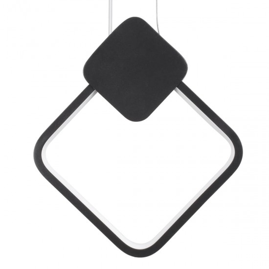 GloboStar® MARY 61082 Κρεμαστό Φωτιστικό Οροφής Design LED CCT 12W 1440lm 300° AC 220-240V - Εναλλαγή Φωτισμού μέσω Διακόπτη On/Off All In One Ψυχρό 6000k+Φυσικό 4500k+Θερμό 2700k Μ20 x Π2.3 x Υ28.5cm - Μαύρο GloboStar® MARY 61082 Κρεμαστό Φωτιστικό Οροφής Design LED CCT 12W 1440lm 300° AC 220-240V - Εναλλαγή Φωτισμού μέσω Διακόπτη On/Off All In One Ψυχρό 6000k+Φυσικό 4500k+Θερμό 2700k Μ20 x Π2.3 x Υ28.5cm - Μαύρο
