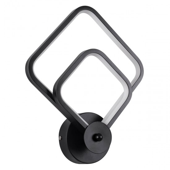 GloboStar® ANNA 61085 Φωτιστικό Τοίχου - Απλίκα Design LED CCT 15W 1800lm 300° AC 220-240V - Εναλλαγή Φωτισμού μέσω Διακόπτη On/Off All In One Ψυχρό 6000k+Φυσικό 4500k+Θερμό 2700k Μ25 x Π8 x Υ30cm - Μαύρο GloboStar® ANNA 61085 Φωτιστικό Τοίχου - Απλίκα Design LED CCT 15W 1800lm 300° AC 220-240V - Εναλλαγή Φωτισμού μέσω Διακόπτη On/Off All In One Ψυχρό 6000k+Φυσικό 4500k+Θερμό 2700k Μ25 x Π8 x Υ30cm - Μαύρο