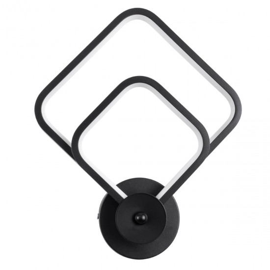 GloboStar® ANNA 61085 Φωτιστικό Τοίχου - Απλίκα Design LED CCT 15W 1800lm 300° AC 220-240V - Εναλλαγή Φωτισμού μέσω Διακόπτη On/Off All In One Ψυχρό 6000k+Φυσικό 4500k+Θερμό 2700k Μ25 x Π8 x Υ30cm - Μαύρο GloboStar® ANNA 61085 Φωτιστικό Τοίχου - Απλίκα Design LED CCT 15W 1800lm 300° AC 220-240V - Εναλλαγή Φωτισμού μέσω Διακόπτη On/Off All In One Ψυχρό 6000k+Φυσικό 4500k+Θερμό 2700k Μ25 x Π8 x Υ30cm - Μαύρο