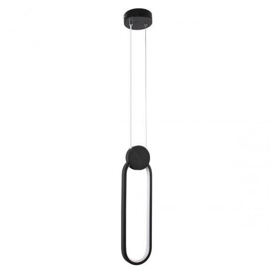 GloboStar® ILDI 61088 Κρεμαστό Φωτιστικό Οροφής Design LED CCT 12W 1440lm 300° AC 220-240V - Εναλλαγή Φωτισμού μέσω Διακόπτη On/Off All In One Ψυχρό 6000k+Φυσικό 4500k+Θερμό 2700k Μ10 x Π2.3 x Υ38cm - Μαύρο GloboStar® ILDI 61088 Κρεμαστό Φωτιστικό Οροφής Design LED CCT 12W 1440lm 300° AC 220-240V - Εναλλαγή Φωτισμού μέσω Διακόπτη On/Off All In One Ψυχρό 6000k+Φυσικό 4500k+Θερμό 2700k Μ10 x Π2.3 x Υ38cm - Μαύρο