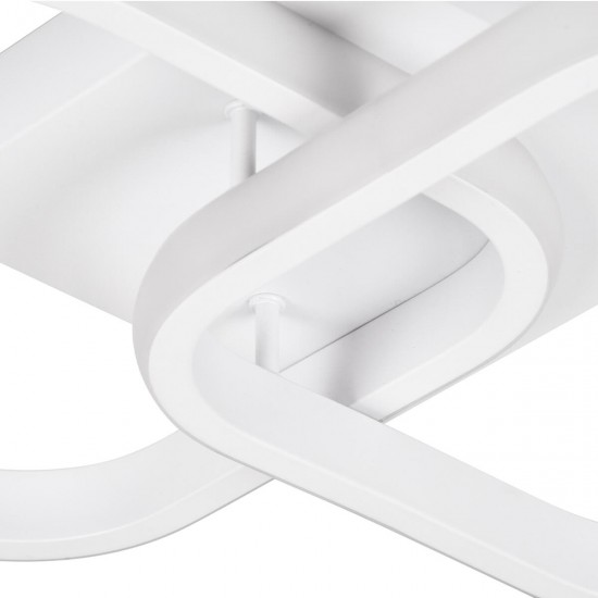 GloboStar® NORA 61062 Φωτιστικό Οροφής Design LED CCT 22W 2640lm 300° AC 220-240V - Εναλλαγή Φωτισμού μέσω Διακόπτη On/Off All In One Ψυχρό 6000k+Φυσικό 4500k+Θερμό 2700k Μ40 x Π24 x Υ7cm - Λευκό GloboStar® NORA 61062 Φωτιστικό Οροφής Design LED CCT 22W 2640lm 300° AC 220-240V - Εναλλαγή Φωτισμού μέσω Διακόπτη On/Off All In One Ψυχρό 6000k+Φυσικό 4500k+Θερμό 2700k Μ40 x Π24 x Υ7cm - Λευκό