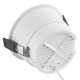 GloboStar® PLUTO-B 60259 Χωνευτό LED Spot Downlight TrimLess Φ10.4cm 15W 1875lm 38° AC 220-240V IP20 Φ10.4 x Υ6.5cm - Στρόγγυλο - Λευκό με Μαύρο Κάτοπτρο & Anti-Glare HoneyComb - Θερμό Λευκό 2700K - Bridgelux COB - 5 Years Warranty GloboStar® PLUTO-B 60259 Χωνευτό LED Spot Downlight TrimLess Φ10.4cm 15W 1875lm 38° AC 220-240V IP20 Φ10.4 x Υ6.5cm - Στρόγγυλο - Λευκό με Μαύρο Κάτοπτρο & Anti-Glare HoneyComb - Θερμό Λευκό 2700K - Bridgelux COB - 5 Years Warranty