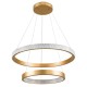 GloboStar® DIAMOND DUO 61151 Κρεμαστό Φωτιστικό Δαχτυλίδι-Κύκλος LED CCT 75W 8743lm 360° AC 220-240V - Εναλλαγή Φωτισμού μέσω Τηλεχειριστηρίου All In One Ψυχρό 6000k+Φυσικό 4500k+Θερμό 2700k Dimmable Φ40+60cm - Χρυσό Βούρτσας - 3 Years Warranty GloboStar® DIAMOND DUO 61151 Κρεμαστό Φωτιστικό Δαχτυλίδι-Κύκλος LED CCT 75W 8743lm 360° AC 220-240V - Εναλλαγή Φωτισμού μέσω Τηλεχειριστηρίου All In One Ψυχρό 6000k+Φυσικό 4500k+Θερμό 2700k Dimmable Φ40+60cm - Χρυσό Βούρτσας - 3 Years Warranty