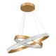 GloboStar® DIAMOND DUO 61151 Κρεμαστό Φωτιστικό Δαχτυλίδι-Κύκλος LED CCT 75W 8743lm 360° AC 220-240V - Εναλλαγή Φωτισμού μέσω Τηλεχειριστηρίου All In One Ψυχρό 6000k+Φυσικό 4500k+Θερμό 2700k Dimmable Φ40+60cm - Χρυσό Βούρτσας - 3 Years Warranty GloboStar® DIAMOND DUO 61151 Κρεμαστό Φωτιστικό Δαχτυλίδι-Κύκλος LED CCT 75W 8743lm 360° AC 220-240V - Εναλλαγή Φωτισμού μέσω Τηλεχειριστηρίου All In One Ψυχρό 6000k+Φυσικό 4500k+Θερμό 2700k Dimmable Φ40+60cm - Χρυσό Βούρτσας - 3 Years Warranty