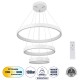 GloboStar® NEMESIS TRIO 61168 Κρεμαστό Φωτιστικό Δαχτυλίδι-Κύκλος LED CCT 100W 12123lm 360° AC 220-240V - Εναλλαγή Φωτισμού μέσω Τηλεχειριστηρίου All In One Ψυχρό 6000k+Φυσικό 4500k+Θερμό 2700k Dimmable Φ25+40+60cm - Λευκό - 3 Years Warranty GloboStar® NEMESIS TRIO 61168 Κρεμαστό Φωτιστικό Δαχτυλίδι-Κύκλος LED CCT 100W 12123lm 360° AC 220-240V - Εναλλαγή Φωτισμού μέσω Τηλεχειριστηρίου All In One Ψυχρό 6000k+Φυσικό 4500k+Θερμό 2700k Dimmable Φ25+40+60cm - Λευκό - 3 Years Warranty