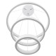 GloboStar® NEMESIS TRIO 61168 Κρεμαστό Φωτιστικό Δαχτυλίδι-Κύκλος LED CCT 100W 12123lm 360° AC 220-240V - Εναλλαγή Φωτισμού μέσω Τηλεχειριστηρίου All In One Ψυχρό 6000k+Φυσικό 4500k+Θερμό 2700k Dimmable Φ25+40+60cm - Λευκό - 3 Years Warranty GloboStar® NEMESIS TRIO 61168 Κρεμαστό Φωτιστικό Δαχτυλίδι-Κύκλος LED CCT 100W 12123lm 360° AC 220-240V - Εναλλαγή Φωτισμού μέσω Τηλεχειριστηρίου All In One Ψυχρό 6000k+Φυσικό 4500k+Θερμό 2700k Dimmable Φ25+40+60cm - Λευκό - 3 Years Warranty