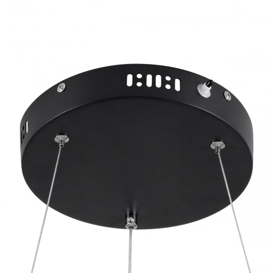 GloboStar® VENOM 61176 Κρεμαστό Φωτιστικό Δαχτυλίδι-Κύκλος LED CCT 45W 5269lm 120° AC 220-240V - Εναλλαγή Φωτισμού μέσω Τηλεχειριστηρίου All In One Ψυχρό 6000K+Φυσικό 4500K+Θερμό 2700K Dimmable Φ60cm - Μαύρο - 3 Years Warranty GloboStar® VENOM 61176 Κρεμαστό Φωτιστικό Δαχτυλίδι-Κύκλος LED CCT 45W 5269lm 120° AC 220-240V - Εναλλαγή Φωτισμού μέσω Τηλεχειριστηρίου All In One Ψυχρό 6000K+Φυσικό 4500K+Θερμό 2700K Dimmable Φ60cm - Μαύρο - 3 Years Warranty