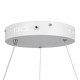 GloboStar® VENOM 61180 Κρεμαστό Φωτιστικό Δαχτυλίδι-Κύκλος LED CCT 67W 7863lm 120° AC 220-240V - Εναλλαγή Φωτισμού μέσω Τηλεχειριστηρίου All In One Ψυχρό 6000K+Φυσικό 4500K+Θερμό 2700K Dimmable Φ80cm - Λευκό - 3 Years Warranty