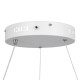 GloboStar® VENOM 61183 Κρεμαστό Φωτιστικό Δαχτυλίδι-Κύκλος LED CCT 75W 8818lm 120° AC 220-240V - Εναλλαγή Φωτισμού μέσω Τηλεχειριστηρίου All In One Ψυχρό 6000K+Φυσικό 4500K+Θερμό 2700K Dimmable Φ100cm - Λευκό - 3 Years Warranty