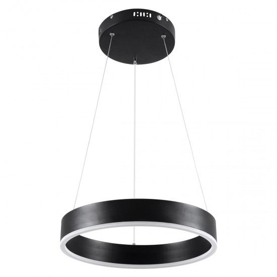 GloboStar® VENOM 61173 Κρεμαστό Φωτιστικό Δαχτυλίδι-Κύκλος LED CCT 30W 3513lm 120° AC 220-240V - Εναλλαγή Φωτισμού μέσω Τηλεχειριστηρίου All In One Ψυχρό 6000K+Φυσικό 4500K+Θερμό 2700K Dimmable Φ40cm - Μαύρο - 3 Years Warranty GloboStar® VENOM 61173 Κρεμαστό Φωτιστικό Δαχτυλίδι-Κύκλος LED CCT 30W 3513lm 120° AC 220-240V - Εναλλαγή Φωτισμού μέσω Τηλεχειριστηρίου All In One Ψυχρό 6000K+Φυσικό 4500K+Θερμό 2700K Dimmable Φ40cm - Μαύρο - 3 Years Warranty