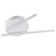GloboStar® DRACO 61092 Φωτιστικό Οροφής Γραμμικό Linear Design LED CCT 36W 4428lm 120° AC 220-240V - Εναλλαγή Φωτισμού μέσω Τηλεχειριστηρίου All In One Ψυχρό 6000k+Φυσικό 4500k+Θερμό 2700k Dimmable Φ50 x Υ6cm - Λευκό - 3 Years Warranty