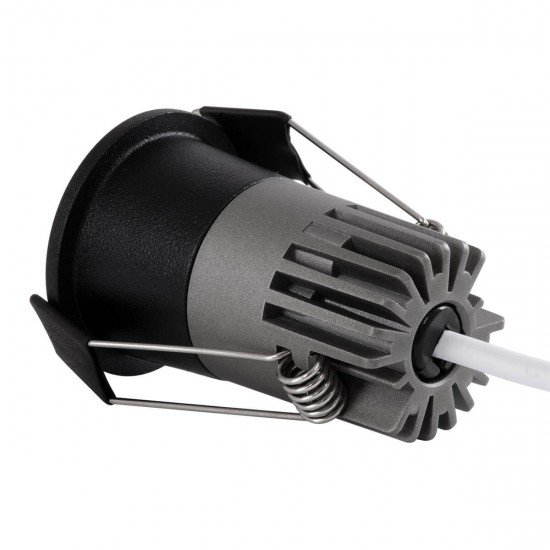 GloboStar® MICRO-S 60239 Χωνευτό LED Spot Downlight TrimLess Φ4cm 5W 625lm 38° AC 220-240V IP20 Φ4 x Υ5.9cm - Στρόγγυλο - Μαύρο - Θερμό Λευκό 2700K - Bridgelux COB - 5 Years Warranty GloboStar® MICRO-S 60239 Χωνευτό LED Spot Downlight TrimLess Φ4cm 5W 625lm 38° AC 220-240V IP20 Φ4 x Υ5.9cm - Στρόγγυλο - Μαύρο - Θερμό Λευκό 2700K - Bridgelux COB - 5 Years Warranty