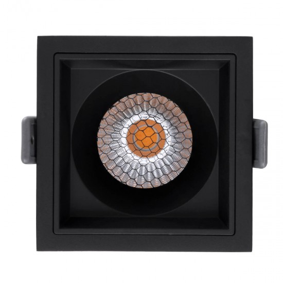 GloboStar® PLUTO-M 60275 Χωνευτό LED Spot Downlight TrimLess Μ8.4xΠ8.4cm 10W 1250lm 38° AC 220-240V IP20 Μ8.4 x Π8.4 x Υ5.9cm - Τετράγωνο - Μαύρο & Anti-Glare HoneyComb - Θερμό Λευκό 2700K - Bridgelux COB - 5 Years Warranty GloboStar® PLUTO-M 60275 Χωνευτό LED Spot Downlight TrimLess Μ8.4xΠ8.4cm 10W 1250lm 38° AC 220-240V IP20 Μ8.4 x Π8.4 x Υ5.9cm - Τετράγωνο - Μαύρο & Anti-Glare HoneyComb - Θερμό Λευκό 2700K - Bridgelux COB - 5 Years Warranty