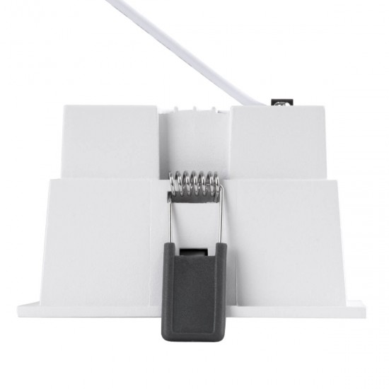 GloboStar® PLUTO-B 60276 Χωνευτό LED Spot Downlight TrimLess Μ10.4xΠ10.4cm 15W 1950lm 38° AC 220-240V IP20 Μ10.4 x Π10.4 x Υ6.5cm - Τετράγωνο - Λευκό με Μαύρο Κάτοπτρο & Anti-Glare HoneyComb - Φυσικό Λευκό 4500K - Bridgelux COB - 5 Years Warranty GloboStar® PLUTO-B 60276 Χωνευτό LED Spot Downlight TrimLess Μ10.4xΠ10.4cm 15W 1950lm 38° AC 220-240V IP20 Μ10.4 x Π10.4 x Υ6.5cm - Τετράγωνο - Λευκό με Μαύρο Κάτοπτρο & Anti-Glare HoneyComb - Φυσικό Λευκό 4500K - Bridgelux COB - 5 Years Warranty