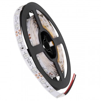 GloboStar® 90593 Ταινία LED SMD 3528 5m 4.8W/m 60LED/m 200lm/m 120° DC 12V IP20 Κόκκινο - 2 Χρόνια Εγγύηση
