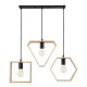 GloboStar® ELISE 00682 Μοντέρνο Κρεμαστό Φωτιστικό Οροφής Τρίφωτο 3 x E27 Μπεζ Μεταλλικό Ξύλινο Δρυς Ράγα Μ76 x Π8 x Υ130cm GloboStar® ELISE 00682 Μοντέρνο Κρεμαστό Φωτιστικό Οροφής Τρίφωτο 3 x E27 Μπεζ Μεταλλικό Ξύλινο Δρυς Ράγα Μ76 x Π8 x Υ130cm