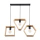 GloboStar® ELISE 00682 Μοντέρνο Κρεμαστό Φωτιστικό Οροφής Τρίφωτο 3 x E27 Μπεζ Μεταλλικό Ξύλινο Δρυς Ράγα Μ76 x Π8 x Υ130cm GloboStar® ELISE 00682 Μοντέρνο Κρεμαστό Φωτιστικό Οροφής Τρίφωτο 3 x E27 Μπεζ Μεταλλικό Ξύλινο Δρυς Ράγα Μ76 x Π8 x Υ130cm