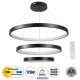 GloboStar® NEMESIS TRIO 61170 Κρεμαστό Φωτιστικό Δαχτυλίδι-Κύκλος LED CCT 120W 14723lm 360° AC 220-240V - Εναλλαγή Φωτισμού μέσω Τηλεχειριστηρίου All In One Ψυχρό 6000k+Φυσικό 4500k+Θερμό 2700k Dimmable Φ40+60+80cm - Μαύρο - 3 Years Warranty GloboStar® NEMESIS TRIO 61170 Κρεμαστό Φωτιστικό Δαχτυλίδι-Κύκλος LED CCT 120W 14723lm 360° AC 220-240V - Εναλλαγή Φωτισμού μέσω Τηλεχειριστηρίου All In One Ψυχρό 6000k+Φυσικό 4500k+Θερμό 2700k Dimmable Φ40+60+80cm - Μαύρο - 3 Years Warranty