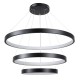 GloboStar® NEMESIS TRIO 61170 Κρεμαστό Φωτιστικό Δαχτυλίδι-Κύκλος LED CCT 120W 14723lm 360° AC 220-240V - Εναλλαγή Φωτισμού μέσω Τηλεχειριστηρίου All In One Ψυχρό 6000k+Φυσικό 4500k+Θερμό 2700k Dimmable Φ40+60+80cm - Μαύρο - 3 Years Warranty GloboStar® NEMESIS TRIO 61170 Κρεμαστό Φωτιστικό Δαχτυλίδι-Κύκλος LED CCT 120W 14723lm 360° AC 220-240V - Εναλλαγή Φωτισμού μέσω Τηλεχειριστηρίου All In One Ψυχρό 6000k+Φυσικό 4500k+Θερμό 2700k Dimmable Φ40+60+80cm - Μαύρο - 3 Years Warranty