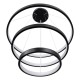 GloboStar® NEMESIS TRIO 61170 Κρεμαστό Φωτιστικό Δαχτυλίδι-Κύκλος LED CCT 120W 14723lm 360° AC 220-240V - Εναλλαγή Φωτισμού μέσω Τηλεχειριστηρίου All In One Ψυχρό 6000k+Φυσικό 4500k+Θερμό 2700k Dimmable Φ40+60+80cm - Μαύρο - 3 Years Warranty GloboStar® NEMESIS TRIO 61170 Κρεμαστό Φωτιστικό Δαχτυλίδι-Κύκλος LED CCT 120W 14723lm 360° AC 220-240V - Εναλλαγή Φωτισμού μέσω Τηλεχειριστηρίου All In One Ψυχρό 6000k+Φυσικό 4500k+Θερμό 2700k Dimmable Φ40+60+80cm - Μαύρο - 3 Years Warranty
