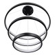 GloboStar® NEMESIS TRIO 61170-DECO Κρεμαστό Φωτιστικό Δαχτυλίδι-Κύκλος LED CCT 120W 14723lm 360° AC 220-240V - Εναλλαγή Φωτισμού μέσω Τηλεχειριστηρίου All In One Ψυχρό 6000k+Φυσικό 4500k+Θερμό 2700k Dimmable Φ40+60+80cm - Μαύρο - 3 Years Warranty GloboStar® NEMESIS TRIO 61170-DECO Κρεμαστό Φωτιστικό Δαχτυλίδι-Κύκλος LED CCT 120W 14723lm 360° AC 220-240V - Εναλλαγή Φωτισμού μέσω Τηλεχειριστηρίου All In One Ψυχρό 6000k+Φυσικό 4500k+Θερμό 2700k Dimmable Φ40+60+80cm - Μαύρο - 3 Years Warranty