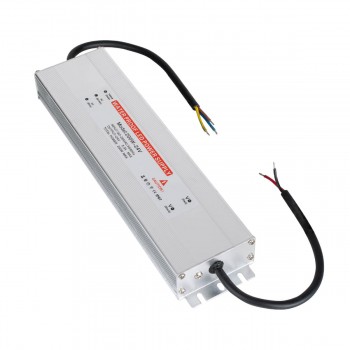 GloboStar® 73064 Μεταλλικό Τροφοδοτικό SELV για Προϊόντα LED 200W 8.3A - AC 220-240V σε DC 24V - Αδιάβροχο IP67 Μ25.5 x Π6.5 x Υ3cm - 3 Years Warranty
