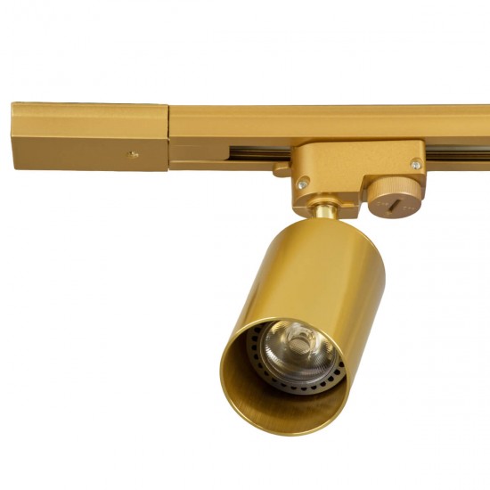 GloboStar® LEO 60358 Μοντέρνο Φωτιστικό Οροφής Ράγα με Κινούμενα Σποτ Αλουμινίου Δίφωτο 2 x GU10 AC 220-240V IP20 Μ50.5 x Π6 x Υ20cm - 2 Γραμμών - Χρυσό Πλατίνα - 5 Years Warranty GloboStar® LEO 60358 Μοντέρνο Φωτιστικό Οροφής Ράγα με Κινούμενα Σποτ Αλουμινίου Δίφωτο 2 x GU10 AC 220-240V IP20 Μ50.5 x Π6 x Υ20cm - 2 Γραμμών - Χρυσό Πλατίνα - 5 Years Warranty