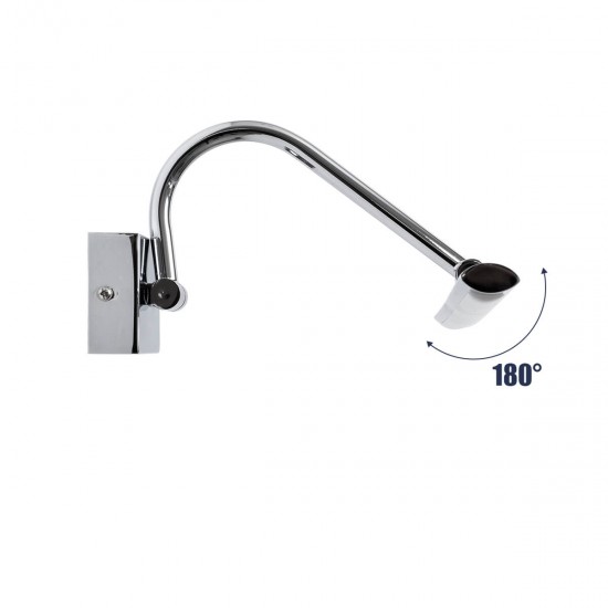 GloboStar® MIRA 60434 Μοντέρνο Φωτιστικό Τοίχου - Απλίκα Καθρέπτη Μπάνιου - Πίνακα LED 12W 1400lm 120° AC 220-240V IP44 Μ60 x Π20 x Υ13cm - Φυσικό Λευκό 4500K - Χρώμιο Νίκελ - 3 Years Warranty GloboStar® MIRA 60434 Μοντέρνο Φωτιστικό Τοίχου - Απλίκα Καθρέπτη Μπάνιου - Πίνακα LED 12W 1400lm 120° AC 220-240V IP44 Μ60 x Π20 x Υ13cm - Φυσικό Λευκό 4500K - Χρώμιο Νίκελ - 3 Years Warranty