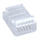 GloboStar® 70690 Ενωτικός Σύνδεσμος για Πολύχρωμη Ταινία LED RGB+CCT 12mm 6 PIN σε Καλώδιο Τροφοδοσίας Ατερμάτιστο 6 PIN Μ2.1 x Π1.6 x Υ0.7cm Διάφανο GloboStar® 70690 Ενωτικός Σύνδεσμος για Πολύχρωμη Ταινία LED RGB+CCT 12mm 6 PIN σε Καλώδιο Τροφοδοσίας Ατερμάτιστο 6 PIN Μ2.1 x Π1.6 x Υ0.7cm Διάφανο