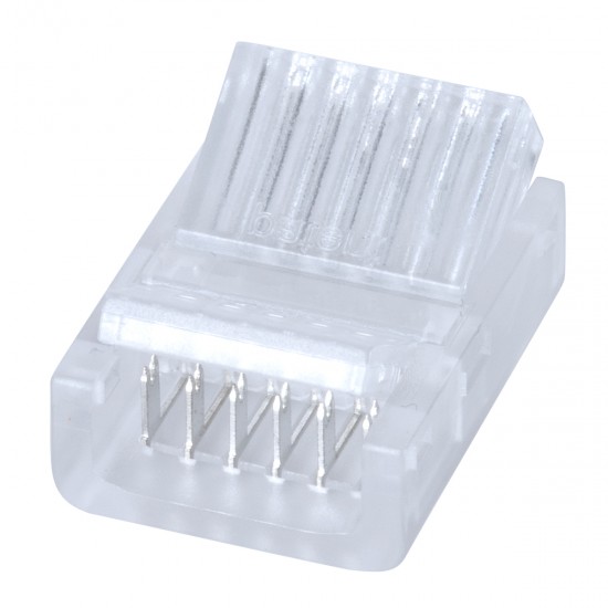 GloboStar® 70690 Ενωτικός Σύνδεσμος για Πολύχρωμη Ταινία LED RGB+CCT 12mm 6 PIN σε Καλώδιο Τροφοδοσίας Ατερμάτιστο 6 PIN Μ2.1 x Π1.6 x Υ0.7cm Διάφανο GloboStar® 70690 Ενωτικός Σύνδεσμος για Πολύχρωμη Ταινία LED RGB+CCT 12mm 6 PIN σε Καλώδιο Τροφοδοσίας Ατερμάτιστο 6 PIN Μ2.1 x Π1.6 x Υ0.7cm Διάφανο