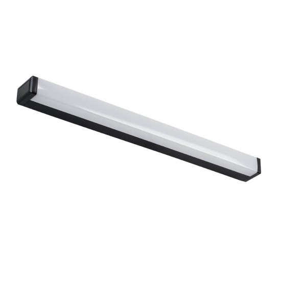 GloboStar® RENATA 60440 Μοντέρνο Φωτιστικό Τοίχου - Απλίκα Καθρέπτη Μπάνιου - Πίνακα LED 12W 1400lm 210° AC 220-240V IP44 Μ60 x Π4 x Υ5.5cm - Φυσικό Λευκό 4500K - Μαύρο - 3 Years Warranty GloboStar® RENATA 60440 Μοντέρνο Φωτιστικό Τοίχου - Απλίκα Καθρέπτη Μπάνιου - Πίνακα LED 12W 1400lm 210° AC 220-240V IP44 Μ60 x Π4 x Υ5.5cm - Φυσικό Λευκό 4500K - Μαύρο - 3 Years Warranty