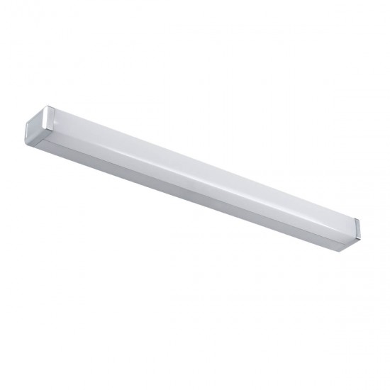 GloboStar® RENATA 60442 Μοντέρνο Φωτιστικό Τοίχου - Απλίκα Καθρέπτη Μπάνιου - Πίνακα LED 12W 1400lm 210° AC 220-240V IP44 Μ60 x Π4 x Υ5.5cm - Φυσικό Λευκό 4500K - Χρώμιο Νίκελ - 3 Years Warranty GloboStar® RENATA 60442 Μοντέρνο Φωτιστικό Τοίχου - Απλίκα Καθρέπτη Μπάνιου - Πίνακα LED 12W 1400lm 210° AC 220-240V IP44 Μ60 x Π4 x Υ5.5cm - Φυσικό Λευκό 4500K - Χρώμιο Νίκελ - 3 Years Warranty