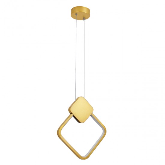 GloboStar® MARY 61084 Κρεμαστό Φωτιστικό Οροφής Design LED CCT 12W 1440lm 300° AC 220-240V - Εναλλαγή Φωτισμού μέσω Διακόπτη On/Off All In One Ψυχρό 6000k+Φυσικό 4500k+Θερμό 2700k Μ20 x Π2.3 x Υ28.5cm - Χρυσό Βούρτσας GloboStar® MARY 61084 Κρεμαστό Φωτιστικό Οροφής Design LED CCT 12W 1440lm 300° AC 220-240V - Εναλλαγή Φωτισμού μέσω Διακόπτη On/Off All In One Ψυχρό 6000k+Φυσικό 4500k+Θερμό 2700k Μ20 x Π2.3 x Υ28.5cm - Χρυσό Βούρτσας