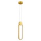 GloboStar® ILDI 61090 Κρεμαστό Φωτιστικό Οροφής Design LED CCT 12W 1440lm 300° AC 220-240V - Εναλλαγή Φωτισμού μέσω Διακόπτη On/Off All In One Ψυχρό 6000k+Φυσικό 4500k+Θερμό 2700k Μ10 x Π2.3 x Υ38cm - Χρυσό Βούρτσας GloboStar® ILDI 61090 Κρεμαστό Φωτιστικό Οροφής Design LED CCT 12W 1440lm 300° AC 220-240V - Εναλλαγή Φωτισμού μέσω Διακόπτη On/Off All In One Ψυχρό 6000k+Φυσικό 4500k+Θερμό 2700k Μ10 x Π2.3 x Υ38cm - Χρυσό Βούρτσας