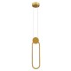 GloboStar® ILDI 61090 Κρεμαστό Φωτιστικό Οροφής Design LED CCT 12W 1440lm 300° AC 220-240V - Εναλλαγή Φωτισμού μέσω Διακόπτη On/Off All In One Ψυχρό 6000k+Φυσικό 4500k+Θερμό 2700k Μ10 x Π2.3 x Υ38cm - Χρυσό Βούρτσας GloboStar® ILDI 61090 Κρεμαστό Φωτιστικό Οροφής Design LED CCT 12W 1440lm 300° AC 220-240V - Εναλλαγή Φωτισμού μέσω Διακόπτη On/Off All In One Ψυχρό 6000k+Φυσικό 4500k+Θερμό 2700k Μ10 x Π2.3 x Υ38cm - Χρυσό Βούρτσας