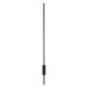 GloboStar® HARLEM 61335 Φωτιστικό Τοίχου - Απλίκα Design LED CCT 18W 2160lm 120° AC 220-240V - Εναλλαγή Φωτισμού μέσω Διακόπτη On/Off All In One Ψυχρό 6000k+Φυσικό 4500k+Θερμό 2700k Μ5 x Π4 x Υ120cm - Μαύρο - 3 Years Warranty