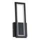 GloboStar® TIARA 61327 Φωτιστικό Τοίχου - Απλίκα Design LED CCT 12W 1440lm 360° AC 220-240V - Εναλλαγή Φωτισμού μέσω Διακόπτη On/Off All In One Ψυχρό 6000k+Φυσικό 4500k+Θερμό 2700k Μ12.5 x Π4 x Υ32cm - Μαύρο - 3 Years Warranty